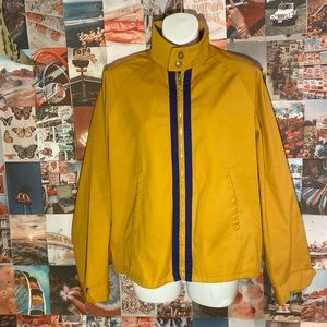 Vintage Women’s Sportsmaster Jacket with Blue Details Size Medium